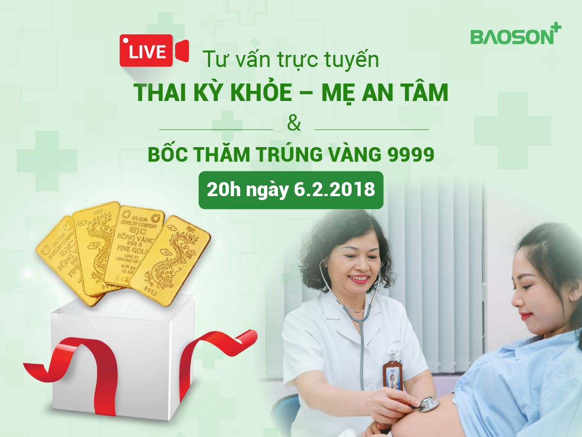 Tư vấn trực tuyến thai kỳ khỏe mẹ an tâm