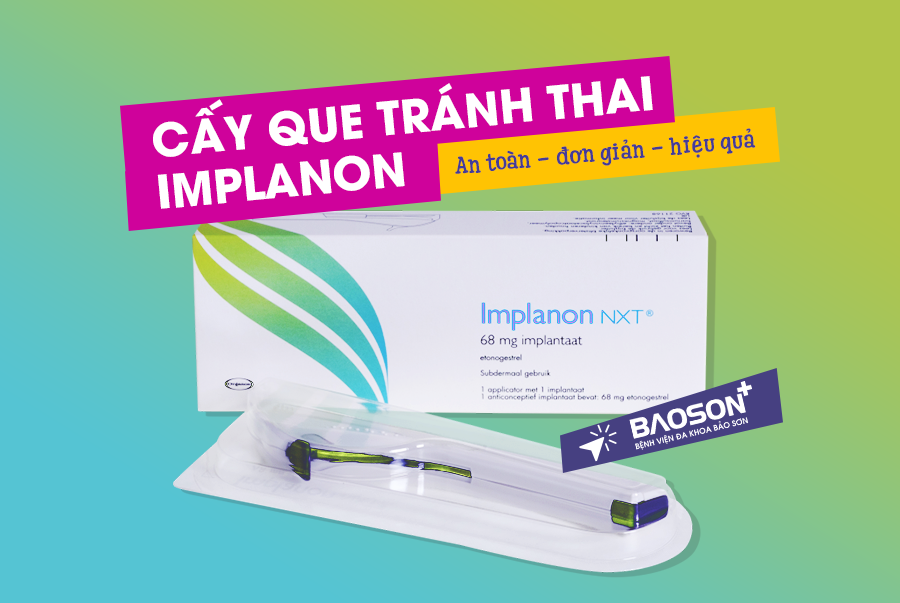 cấy que tránh thai tại bệnh viện bảo sơn