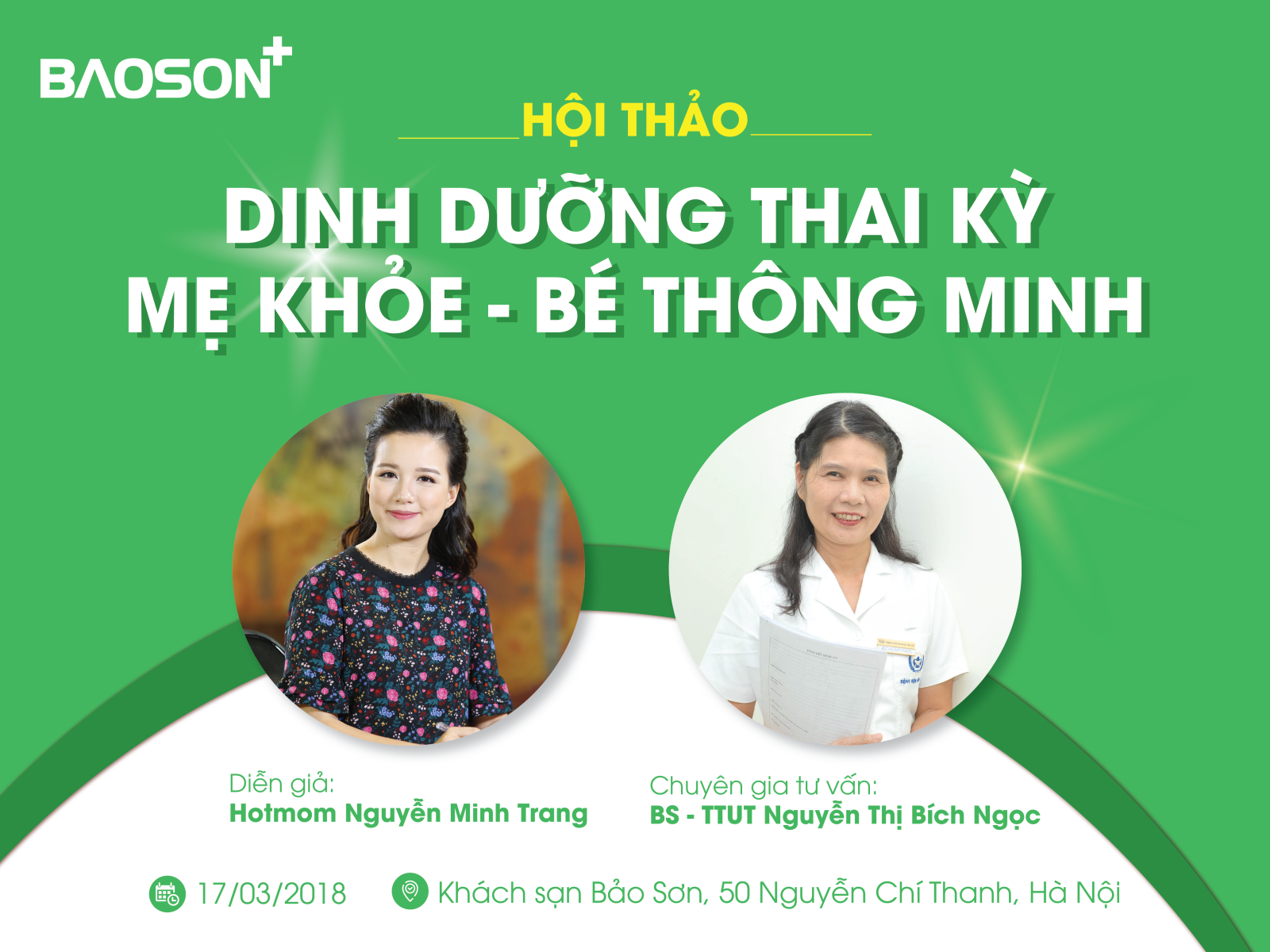 Tham gia hội thảo tư vấn dinh dưỡng thai kỳ 1