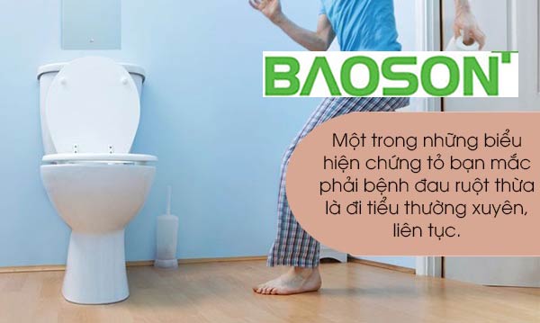 Thường xuyên đi tiểu buốt là biểu hiện bệnh đau ruột thừa