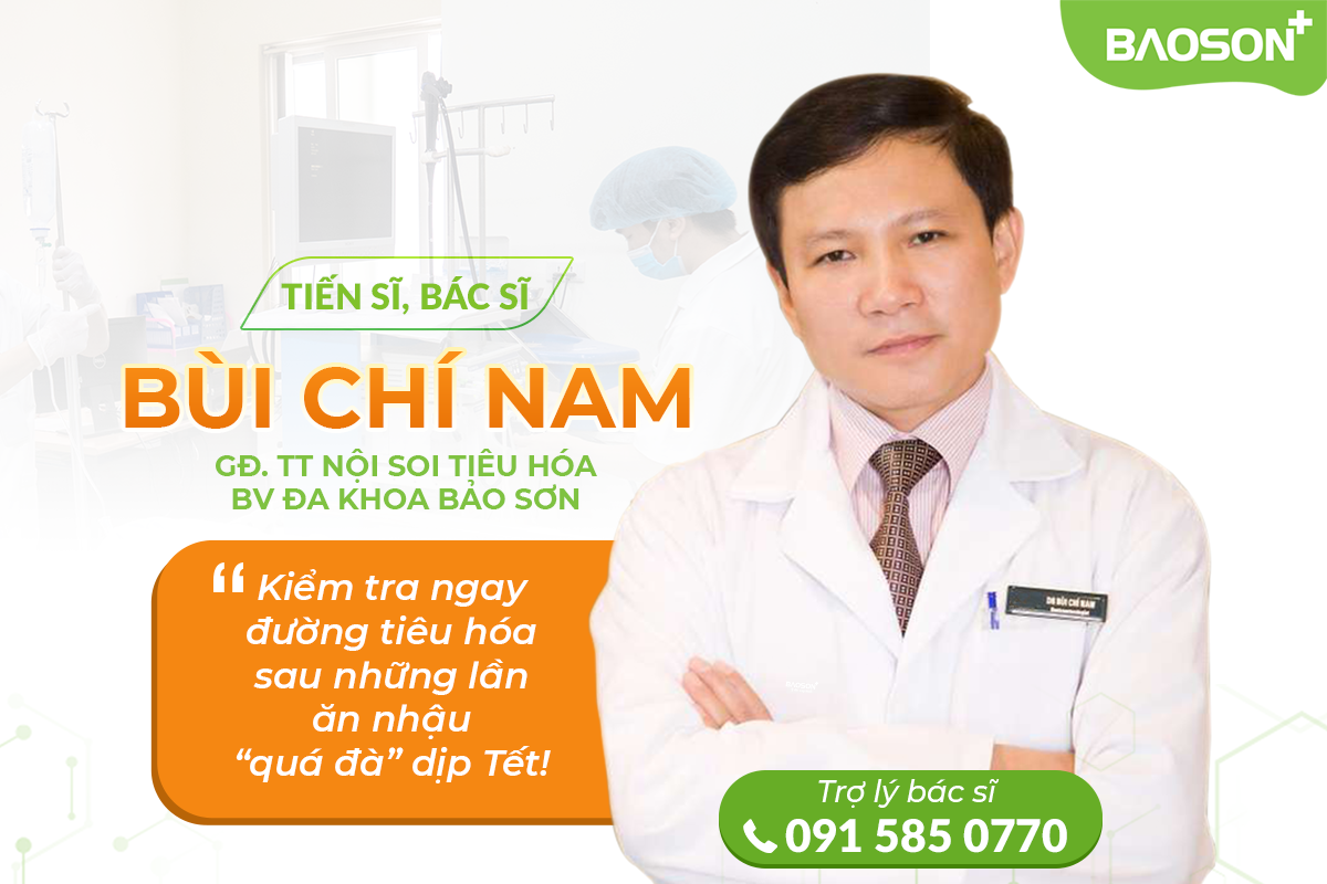 Tiến sĩ, Bác Sĩ Bùi Chí Nam - TT Nội soi tiêu hóa, Bệnh viện Đa khoa Bảo Sơn
