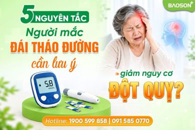 Đái tháo đường và đột quỵ: Những yếu tố nguy cơ người bệnh cần kiểm soát
