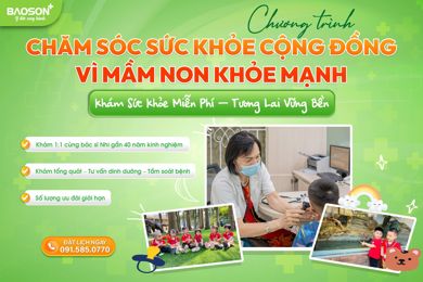 MIỄN PHÍ khám sức khỏe mùa hè cho trẻ mầm non – chuẩn bị hành trang vào lớp 1 tốt nhất cho bé yêu!