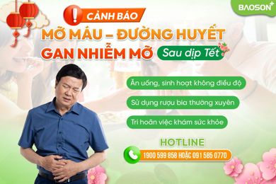 Cảnh báo rối loạn mỡ máu, đường huyết và gan nhiễm mỡ sau dịp Tết