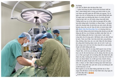 Từ Đông Anh qua Bảo Sơn: 3 bà cháu trải nghiệm cắt thắng lưỡi không đau, được chăm sóc tận tình từ A-Z