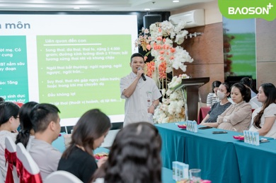 Những hình ảnh ấn tượng tại lớp học tiền sản 27/3 – Điểm hẹn quen thuộc của mẹ bầu Hà Nội