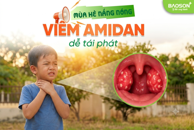 Chuyên gia cảnh báo: Trẻ dễ tái phát viêm Amidan/VA trong mùa hè