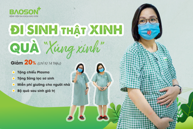 Đi sinh thật xinh, quà 
