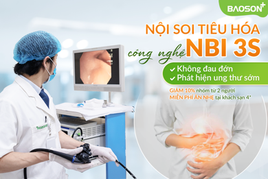 Ưu đãi tháng 10 dành riêng cho khách hàng nội soi tiêu hóa: Giảm 10% kèm miễn phí ăn nhẹ tại nhà hàng 