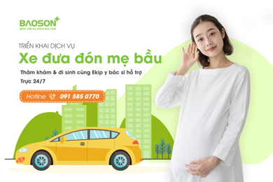 Đi sinh mùa dịch, mẹ bầu Bảo Sơn sướng như “minh tinh” với dịch vụ xe đưa đón tận nơi