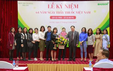 Bệnh viện Bảo Sơn long trọng tổ chức Lễ kỷ niệm Ngày Thầy thuốc Việt Nam 27/2