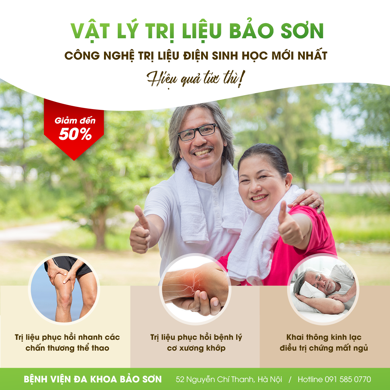 Ưu đãi 50% - Chỉ 100 suất trị liệu điện sinh học cho khách hàng trải nghiệm dịch vụ lần đầu