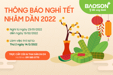 Thông báo lịch nghỉ Tết Nguyên đán Nhâm Dần 2022