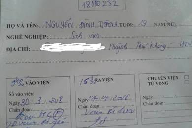 Phẫu thuật cấp cứu thành công  viêm ruột thừa cấp hoại tử cho bệnh nhân sinh năm 1999