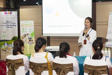 Lớp huấn luyện trước sinh-Sẵn sàng làm mẹ: 100% mẹ bầu hài lòng