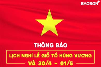 Thông báo lịch nghỉ lễ Gỗ tổ Hùng vương và 30/4-1/5