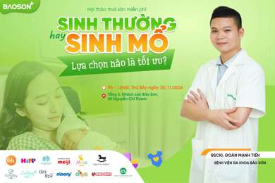 Chính thức mở link đăng ký tham gia hội thảo thai sản miễn phí “Sinh thường hay sinh mổ - Lựa chọn nào là tối ưu?”