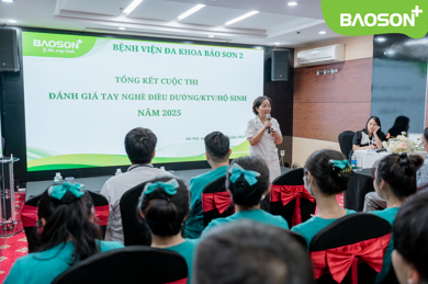 Bệnh viện Đa khoa Bảo Sơn tổng kết Cuộc thi Đánh giá tay nghề Điều dưỡng – Kỹ thuật viên – Hộ sinh 2025