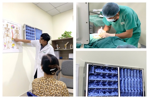 Tiêm ngoài màng cứng dưới hướng dẫn siêu âm điều trị hiệu quả đau thần kinh tọa cho nữ bệnh nhân 78 tuổi