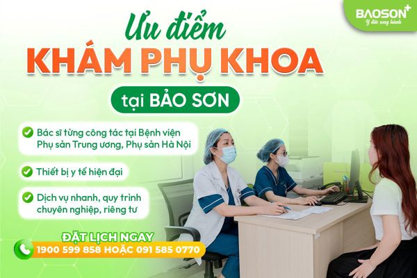 Ưu điểm khi lựa chọn khám phụ khoa tại Bệnh viện Đa khoa Bảo Sơn