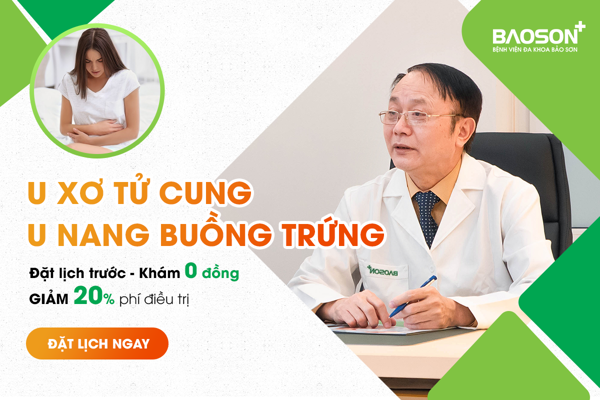 Tư vấn miễn phí & Tặng 20% phí điều trị u xơ tử cung, u nang buồng trứng