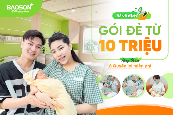 Bảo Sơn ưu đãi kỷ lục: Gói đẻ chào hè chỉ từ 10 triệu