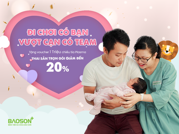 Mừng ngày Phụ nữ Việt Nam: Giảm tới 20% thai sản trọn gói, tặng chiếu tia Plasma 1 triệu