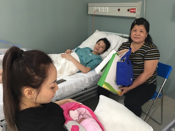 Sinh thường không phải rạch tầng sinh môn, sản phụ nhà Bảo Sơn thở phào nhẹ nhõm