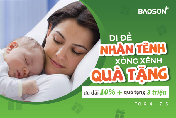 Ưu đãi lớn: Đi đẻ nhàn tênh - Xông xênh quà tặng