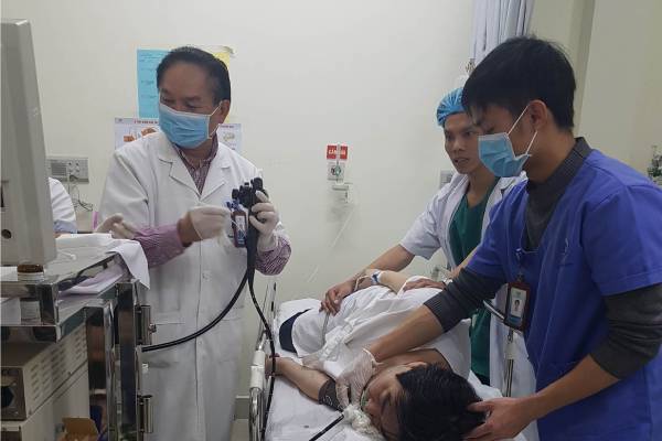 Cấp cứu kịp thời bệnh nhân Hàn Quốc bị xuất huyết dạ dày