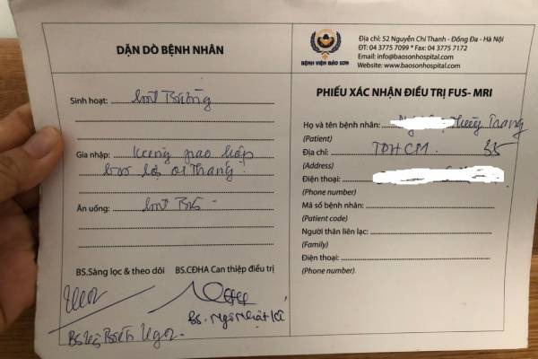 Giảm hơn 1 nửa khối u xơ 10 năm không cần phẫu thuật