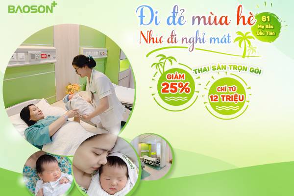 Thai sản trọn gói giảm 25%: Đi đẻ mùa hè, sung sướng như đi nghỉ mát